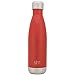 Simple Modern Stainless Steel Vacuum Insulated Double-Walled Wave Bottle, 17oz - Strawberry Red