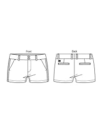 Mini pantalón corto para dama