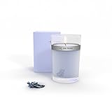 Red Flower Icelandic Moonflower Petal Topped Candle-6 oz.