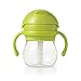 OXO Tot Transitions Straw Cup with Removable Handles, Green, 6 Ounce