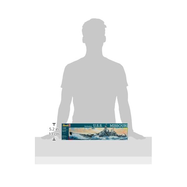 Revell Modellbausatz Schiff 1:535 - Schlachtschiff USS MISSOURI im Maßstab 1:535, Level 4, originalgetreue Nachbildung… – Bild 7