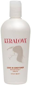 KeraloveLeave-In Conditioner Cream Protectanct Detangler 8 oz | Keratin Care & Enriched | Safe for Virgin, Color Treated, Dry & Frizzy Hair | Daily Use for All Hair Types | Sulfate & Paraben Free