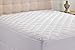 Quilted Stretch-to-Fit Mattress Pad by Hanna Kay, Clyne Collection (Queen)