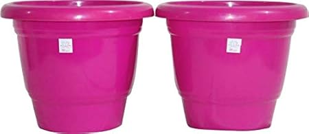 Airex Deluxe Quality mergenta Planter Pack of 2 (10 inch) Plant Container Set