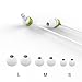 In Ear Earphones, USTEK WP-593 Earbuds Wired Headphones Waterproof IPX7 Compatible with All 3.5mm Enable Devices Color White&Green