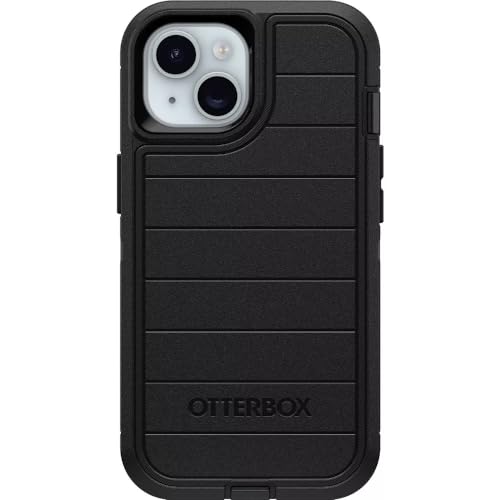OtterBox iPhone 16e (Only) - Defender Series Case - Black - Screenless - Rugged & Durable - with Port Protection - Holster Clip Includes - Microbial Defense Protection