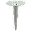 EGLO Outdoor Accessoires Grondpen Cuba, Staal, Thermisch Verzinkt, Zilver