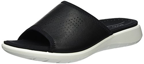 ECCO Women's Women's Soft 5 Slide Sandal, Black, 39 EU/8-8.5 M US