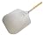 14-Inch x 16-Inch Aluminum Pizza Peel with Wood Handle