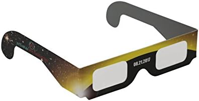5 Pack-Commemorative Solar Eclipse Glasses for August 21, 2017 Total Solar Eclipse - CE and ISO Certified - Safe Solar Viewing
