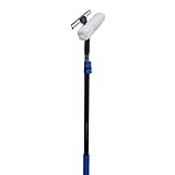 EVERSPROUT Pro-Series 7-to-20 Foot Squeegee Window Scrubber (25+ Ft. Reach) | 2-in-1 Window Cleaning Combo | Extra-Wide 16'' Squeegee with Light-Weight, Aluminum Extension Pole