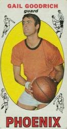 1969 Topps Basketball Rookie Card (1969-70) #2 Gail Goodrich Very Good
