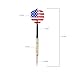 OUTAD 12 PCS Tip Darts with National Flag Flights & 4 Styles - High-grade Aluminum Shafts and Brass Barrels Darts Set
