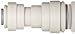 John Guest Acetal Copolymer Tube Fitting, Reducing Straight Union, 3/8