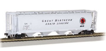 Bachmann Trains Great Northern 4 Bay Cylindrical Grain Hopper