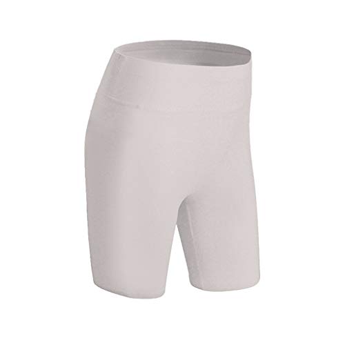 TOTOD Leggings for Women 1/2 Length Over-Knee Crop Shorts Active Sport Fitness Slim Fit Casual Pants Gray - Thumbnail 4