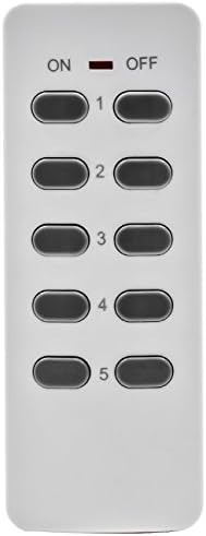 LED Concepts Wireless Remote Control – For Outlet Switch/Outlet Receivers – Control Household Appliances, Electronics, etc - Ideal for inaccessible Places and Limited Mobility (Remote Only)