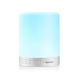 Touch Lamp, Night Light Bluetooth Speaker Portable Wireless Music Speakers, Beside Table Lamp Dimmable 3 White Light Levels RGB Color Changing with Metal Handle TF Card/AUX-IN Supported