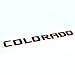Yoaoo 3pcs OEM Redline Colorado Emblems Letter Badge Compatible with for Colorado Glossy 2007-2019 (Red Line)