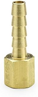 Tompkins 4245-03-02 Hose Barb Fitting, Hose Barb to Female Pipe (Rigid), 3/16" x 1/8-27", Brass