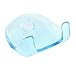 Clear Blue Plastic Super Suction Cup Razor Rack Bathroom Razor Holder Suction Cup Shaver Storage