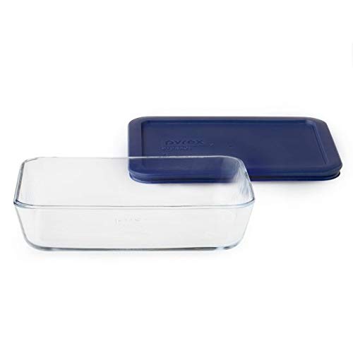 Pyrex 3Cup Single Rectangular Glass Food Storage Container with Lid