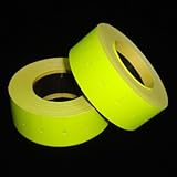 10 Rolls 10000 Piece Shiny Yellow Price Label for Mx-5500 Price Gun Labeller