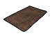 LINCRAFT 19.5" x 31.5" Memory Foam Bath Mat - Chocolate Brown