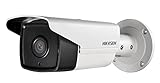 Hikvision DS-2CD2T42WD-I5 Outdoor 4MP EXIR Bullet Camera PoE Fixed Focal 4mm Lens, US English Version, White