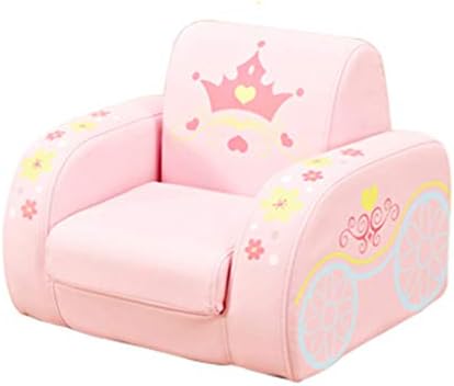 LRSFM Kids Armchair For Girls Boys, Children's 2 In 1 Flip Open Foam Sofa For Bedroom