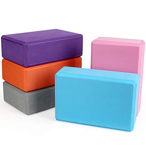 EUSIN-Yoga-Block-2pcs-Supportive-High-Density-EVA-Foam-Soft-Non-Slip-Surface-for-Yoga-Pilates-Meditation