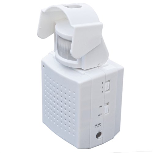 SadoTech Voice Alert Motion Sensor Doorbell with Recordable Audio