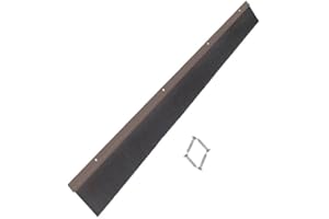 Retsun 12 Sets x 39.37 Inches Brown Net Hair Width 2.5 Inches Door Brush Sweep Seal Garage Roll Up Door Seal Barn Door Seal Sweep (Brown 2.5, 12)