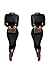 Dora Bridal Women´s Turtleneck Long Sleeve Slim Bodycon Tight Dress