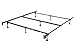 Kings Brand Furniture - 7-Leg Heavy Duty Metal Queen Size Bed Frame with Center Support and, Glide Legs