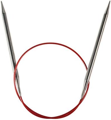 ChiaoGoo 24 Inch RED Lace Circular Knitting Needles US 1 2.25mm