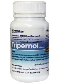 Tripernol 60 - Green Lipped Mussel Oil - EPA & DHA Omega 3 Phospholipids - 60ct. Bottle of 500 mg Soft Gels - Hand Opened, Hand Washed, No Crushed Shells. This Is The King Of Mussel Oil!
