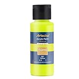 Artecho Glow in the Dark Paint, Neon Yellow 59ml