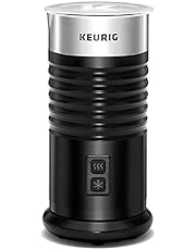 Keurig Milk Frother For Lattes And Cappuccinos, Features Hot And Cold Function, Black