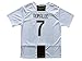 BIRDBOX Youth Sportswear C.Ronaldo Juve 7 Kids Home Soccer Jersey/Shorts Bag Keychain Football Socks Set (5-6 Years)
