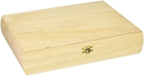 Darice 9180-13 wood purse box, 11.5 by 8.5"