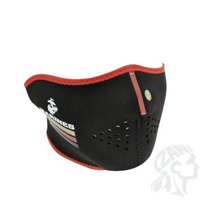 Zan Headgear Neoprene 1/2 Face Mask, USMC, Uniform