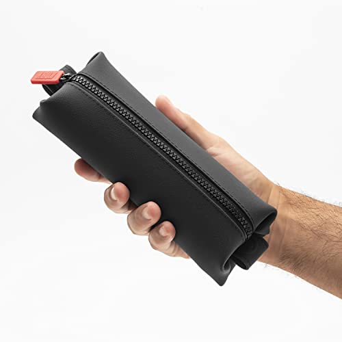 TOOLETRIES The Koby Mini Dopp Kit - Silicone Toiletry Organizer, Bathroom Travel Bag - Features Heavy-Duty Zipper, Leak Resistance, Easy to Clean - Charcoal