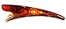 Parcelona France Toucan Large Celluloid Tortoise Shell with Crystal Secure Grip Side Slide In Salon Style Beak Jaw Hair Claw Clip Clamp Clutcher