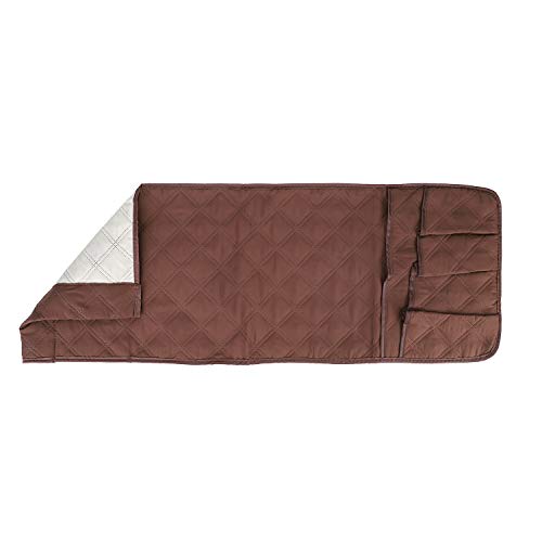 Armrest Organizer for Sofa Couch Chair, Waterproof Hanging Recliner Caddy 5 Pockets Storage Bag - Thumbnail 4