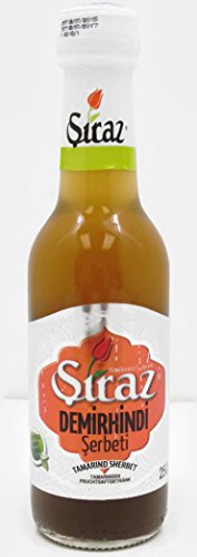 Siraz Natural Sherbet Series (TAMARIND (DEMIRHINDI SERBETI), 250 mL ( 8.45 Fl Oz))