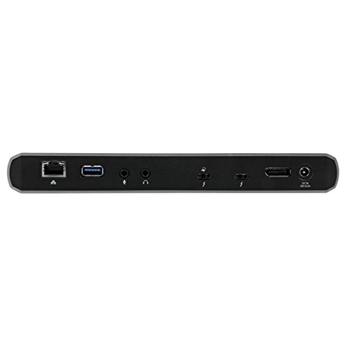 Thunderbolt 3 Docking Station - with Power Delivery (USB PD) - 85W Charging - Windows / MacBook Pro - Dual-4K - USB C Dock - Laptop Dock