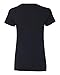 Gildan Heavy Cotton Ladies' V-Neck T-Shirt>M Black 5V00L