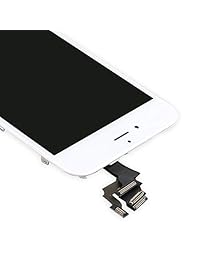 para el reemplazo de la pantalla táctil del iPhone 6 Plus - Yodoit Pantalla LCD Digitalizador Ensamblaje completo con partes pequeñas Cámara Botón de inicio Sensor de proximidad Auricular Altavoz + Herramienta (5.5 pulgadas en blanco)