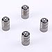 TK-KLZ 4Pcs Chrome Car Tire Valve Stem Caps for Honda Acura CDX MDX TLX NSX RDX RLX Decorative Accessories
